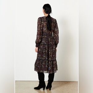 ba&sh Gigi dress in Carbone